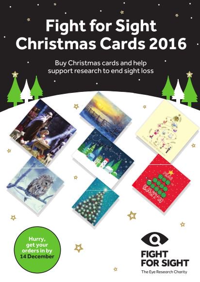 Purchase your #Christmas cards this #CharityTuesday and help the #FightforSight bit.ly/2fXuuDn