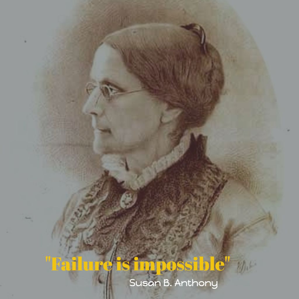 "Failure is impossible" ~Susan B. Anthony
#InspirationalTuesday #SACSCE #SCESAC