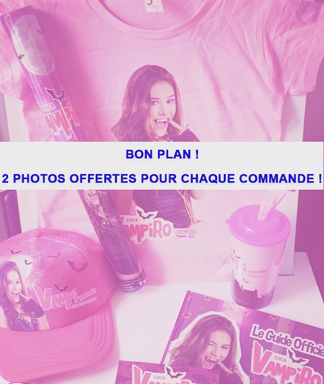 UMusicStore's tweet photo. BON PLAN ! Pour toute commande sur la boutique Chica Vampiro, 2 photos OFFERTES ! RDV maintenant sur https://t.co/QU0XJ6ummx https://t.co/WmRSSdXQke
