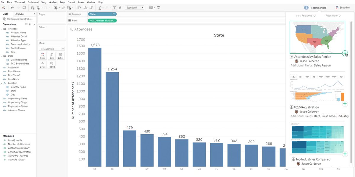 machine learning and tableau