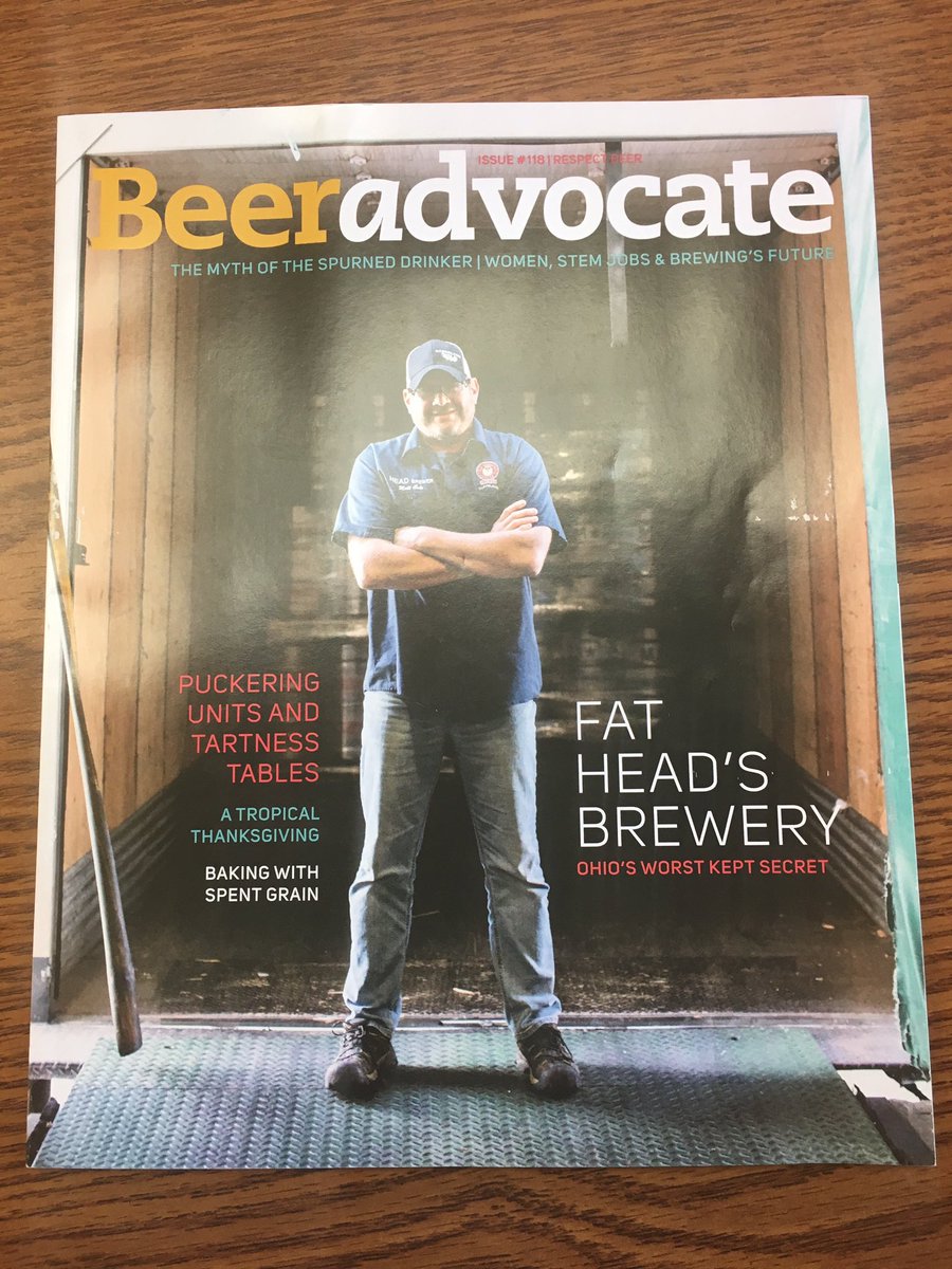 hopsandheels's tweet photo. Read about @FatHeadsBeer in @BeerAdvocate then come try the beers @G_ViewTheater this Sunday! 
https://t.co/uPZW6a4ebl https://t.co/NFhh21xKl6