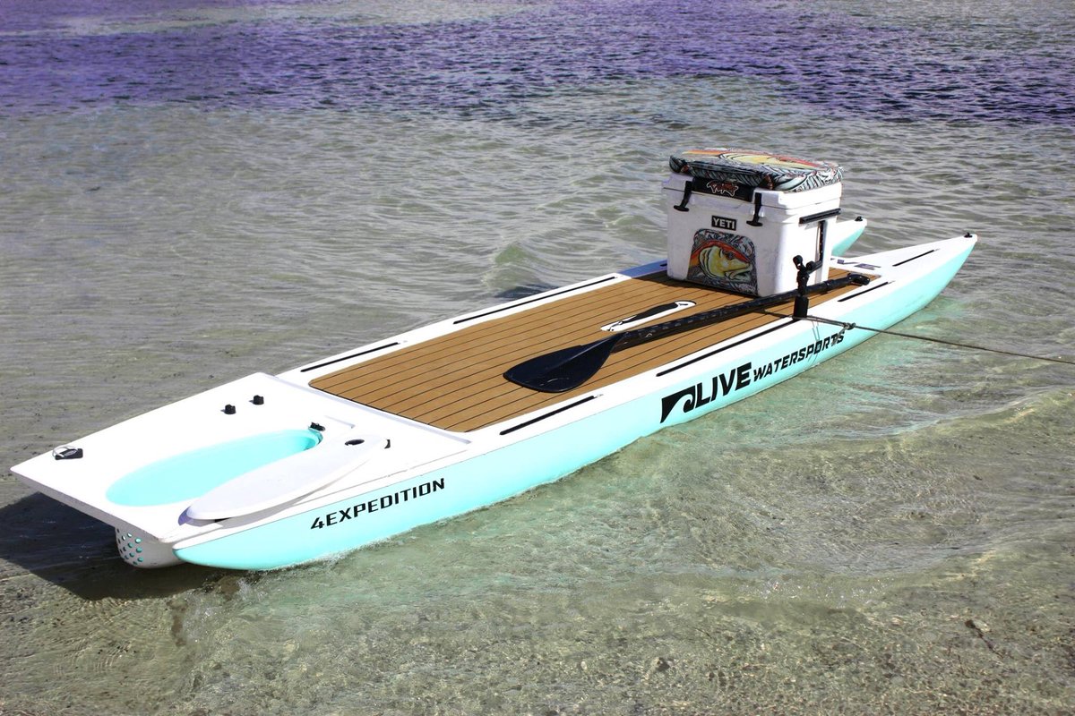 The L4Expedition board with a free flowing live bait well is  on my Christmas list Perfect to fish the canals &amp; mangroves! <a href="/LIVEWatersports/">LIVE Watersports</a>