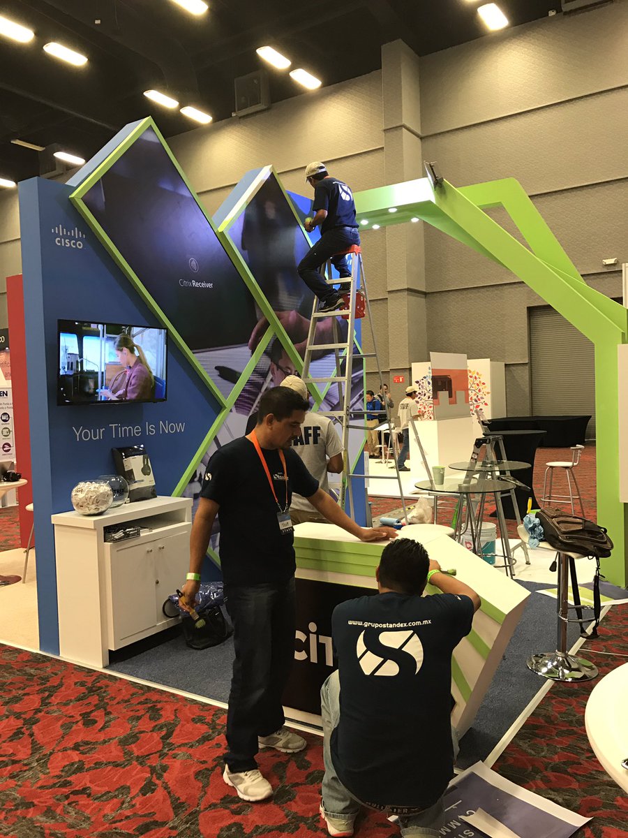 Ultimos detalles del stand de Citrix en #CiscoLiveLA <a href="/CitrixLatAm/">Citrix Latinoamérica</a>