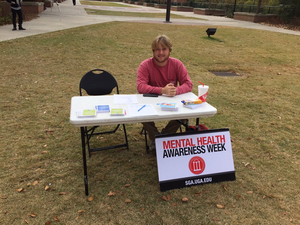ElizabethReid5's tweet photo. It may be Election Day but it's also mental health awareness week @GradyNewsource https://t.co/2zXUnsQi4s