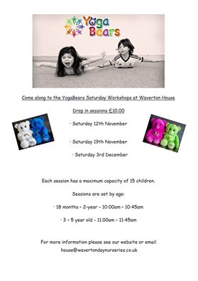 WavertonHouse's tweet photo. @loveyogabears this Saturday at Waverton House, £10.00! #yogabears #Liverpool #love #friendship #truth #freddom #strength #happiness #dreams https://t.co/64zq6f4pow