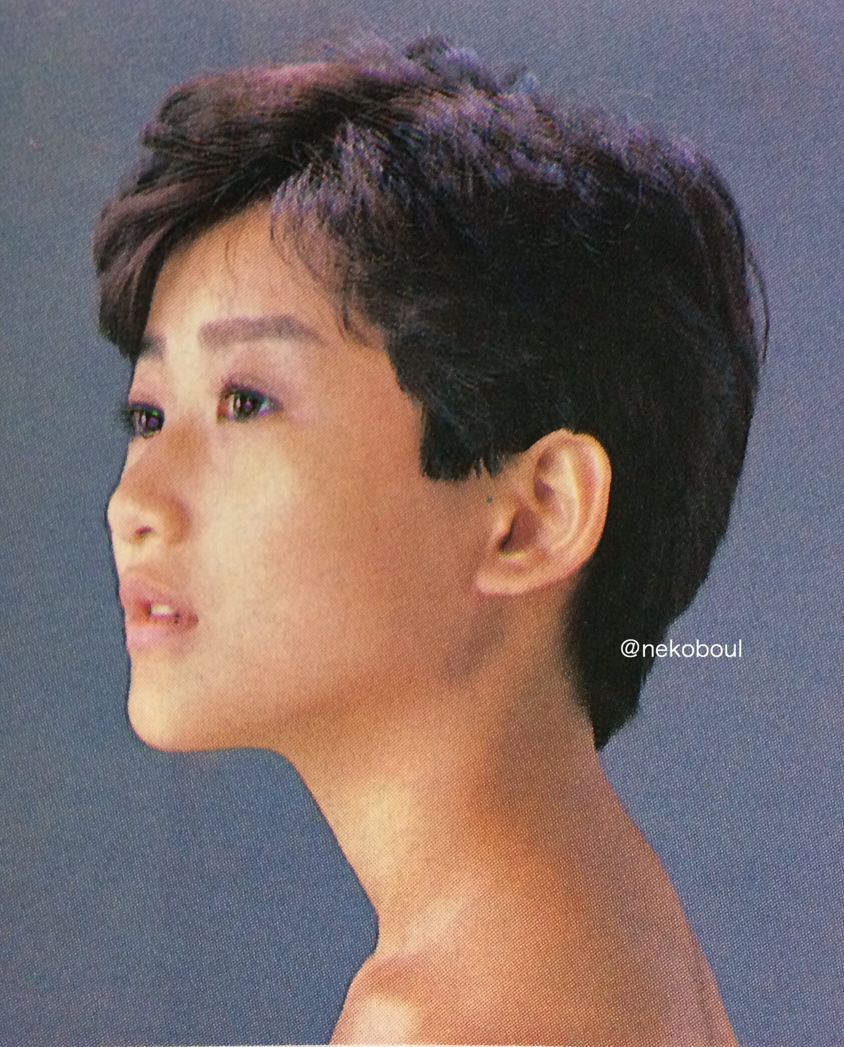 匿名配送 明星 MEN'Sヘアカタログ'85 夏号 集英社/岡田有希子