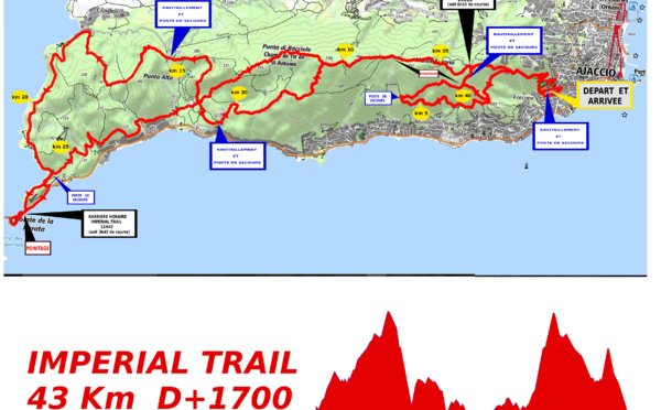 Parcours Trail Imperial (43 km) Détaillé (Maj 08/11/2016) corsica-run.com/Parcours-Trail…