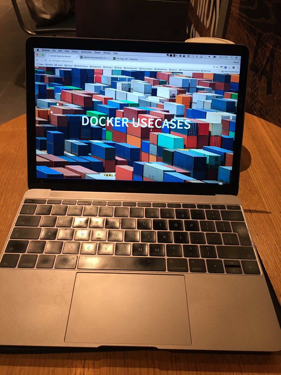 jepma's tweet image. Working on some final docker sheets for my presentation tomorrow! #revealjs #docker