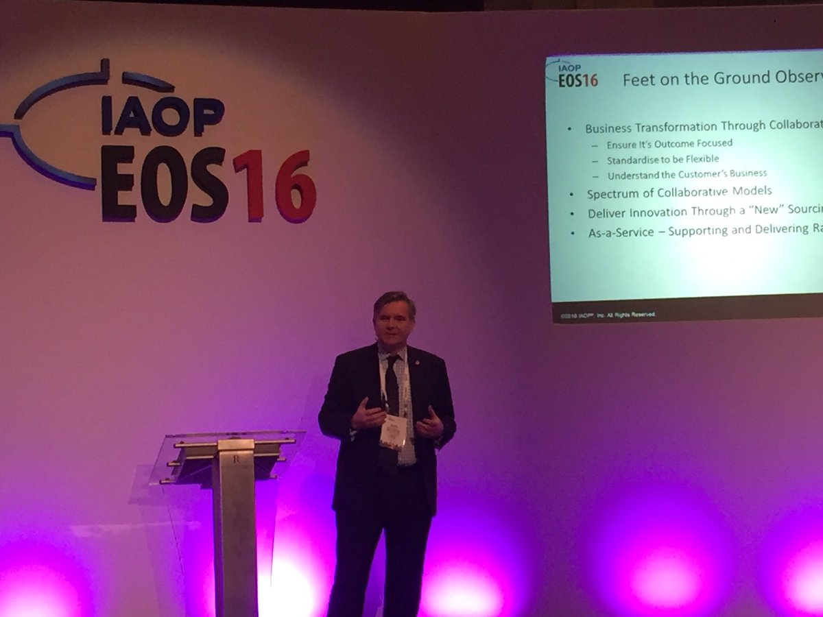 janerikaase's tweet photo. Rob Chapman @ISG providing closing remarks #EOS16. Collaboration, new ways of engaging and flexibility are key in more agile centric world https://t.co/RvPfBg4IUJ