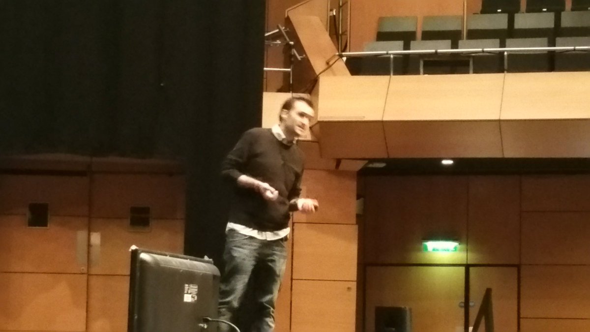 SandraMaguire's tweet image. Why start? Behind our anxiety lies the fear of being unneeded! Adrian Mihai of @openingdublin at #getstarted16