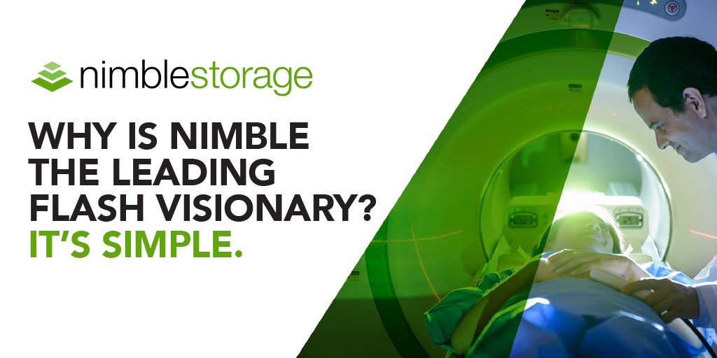 Nimble Storage leads in "Completeness of Vision" in the Gartner 2016 Magic Quadrant for General Purpose Disk Arrays. spr.ly/601181aLN