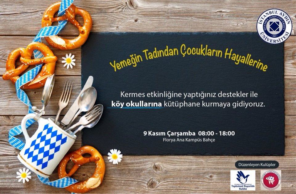 Tarih: 9 Kasım Çarşamba(YARIN)
Saat: 08:00 - 18:00
Köy okullarına yardım kermesimize sizleride bekleriz. <a href="/drmaydin/">Prof. Dr. Mustafa AYDIN</a>