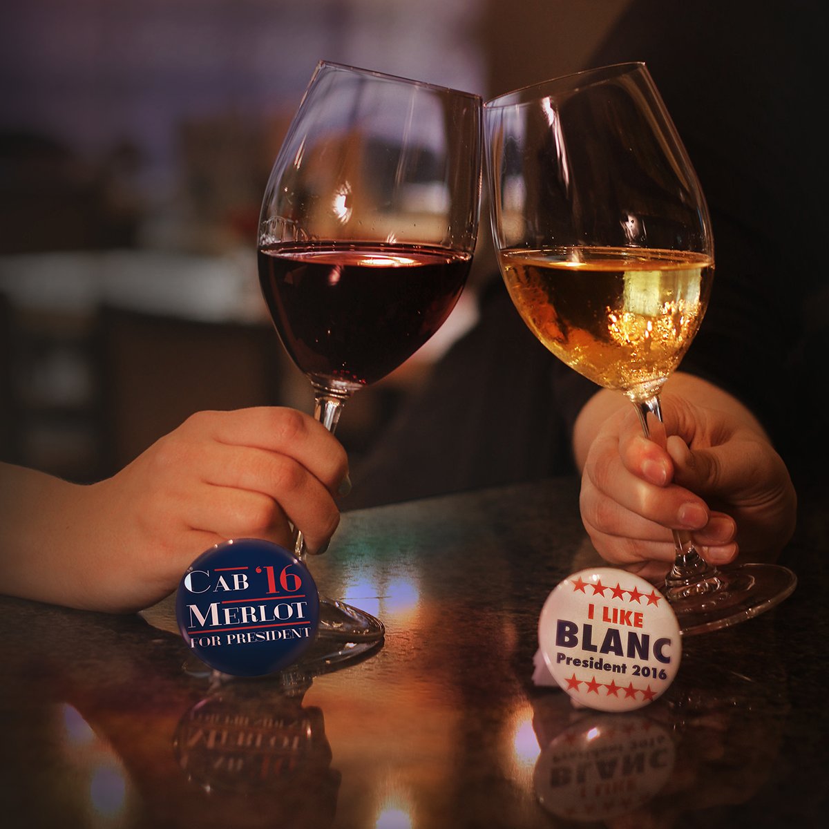 Pour yourself a glass... or two. #PostVotingStressRelief