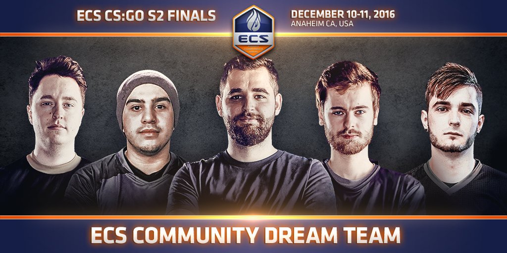 Flashpoint's tweet photo. We present you your own #ECSDreamTeam! Do you think they would be able to win ECS Season 2 Finals in Anaheim?
#ECS2 https://t.co/BrIhBy7ba5