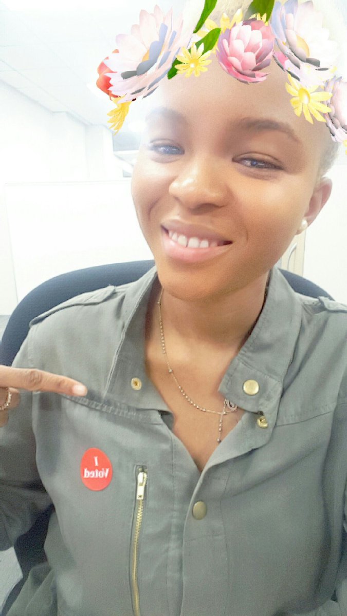 fefe_japp's tweet photo. My little sis sent this. She is #withhillary. A millennial very happy excited to vote for the first female candidate. Vote @HillaryClinton! https://t.co/kzizsD3yXu