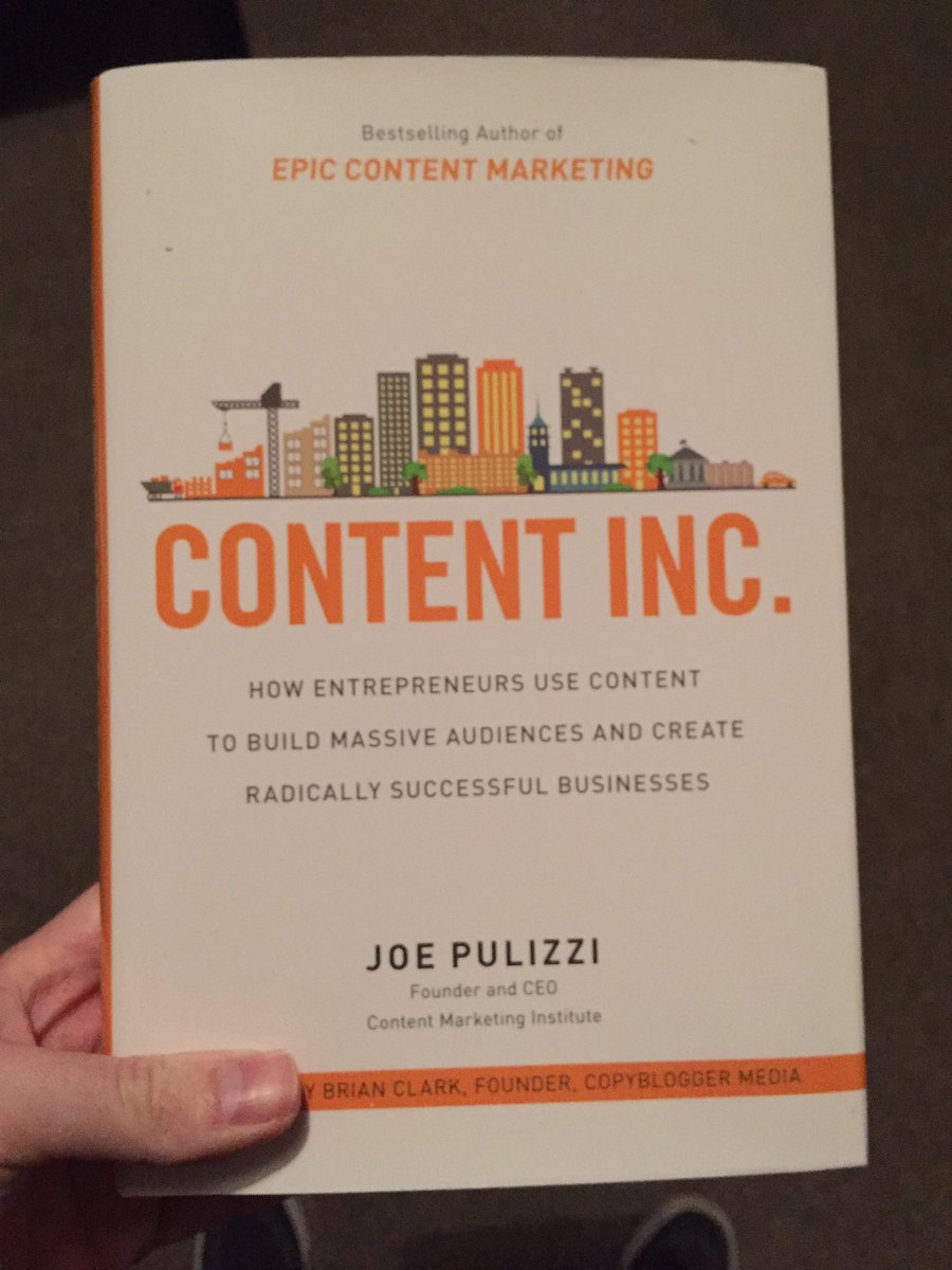 DevByAndy's tweet image. Just received this today after many recommendations. @JoePulizzi #contentmarketing #recommendations #learning