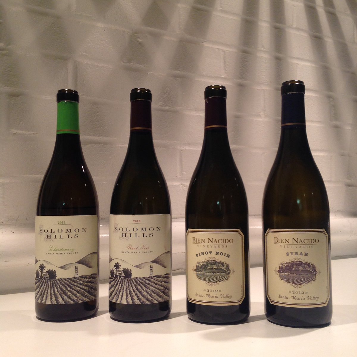 New releases from these #California stunners tasting very fine this evening <a href="/BienNacido/">Bien Nacido</a> <a href="/SolomonHills/">Solomon hills</a> #armitexclusives #californiawine