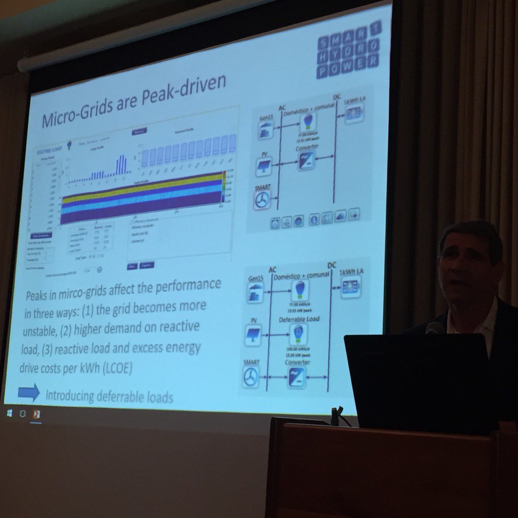 HOMEREnergy's tweet photo. Peaks are very important in microgrids #himc2016 https://t.co/IKsVzHYEEG