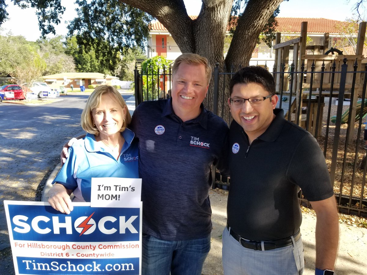 pateltimes's tweet photo. Proudly voted for my friend @Schock2016! #HelpingOurCity #ElevateTampa https://t.co/EhzsaQLssX