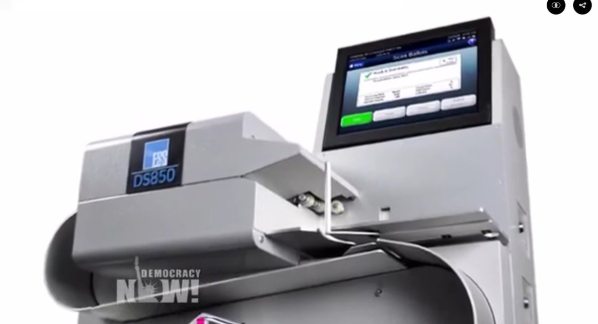 Greg_Palast's tweet photo. BREAKING: We find photo image/audit protection functions on voting machines in Ohio have been shut OFF https://t.co/lJ4sNpnJ7y #Election2016 https://t.co/6kJBnXz9jP