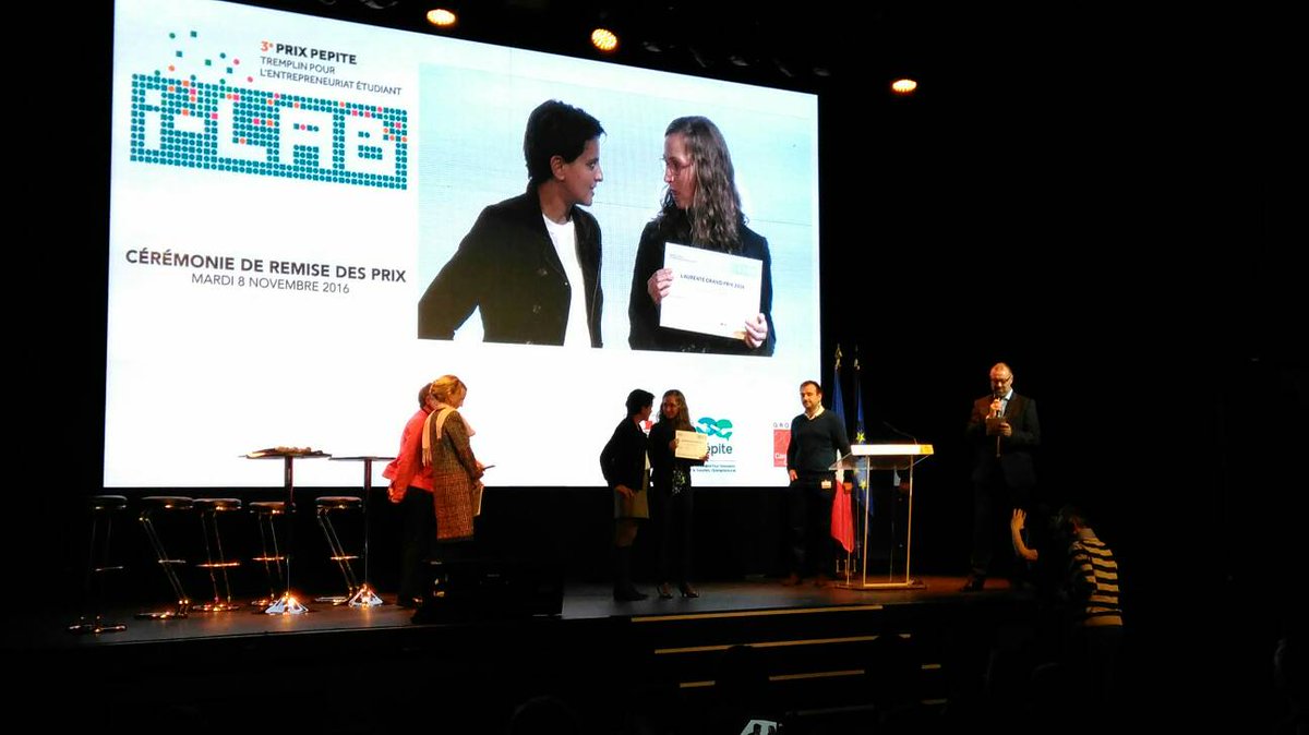 sup_recherche's tweet photo. Les 3 Grds #PrixPEPITE #ILab2016 : Jordan Miron du @pepite_lr , @c_goehrs du @ECA_PEPITE , Sandra Willauer du @PEPITE_ETENA https://t.co/bwZLVMKnov