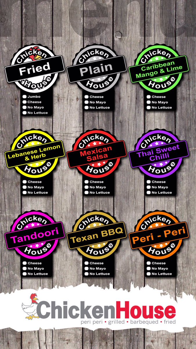 Exciting new menu coming to <a href="/chickenhouseuk/">Chicken House</a> <a href="/RedDragonCentre/">TheRedDragonCentre</a> very soon!! Look at all the new flavours....