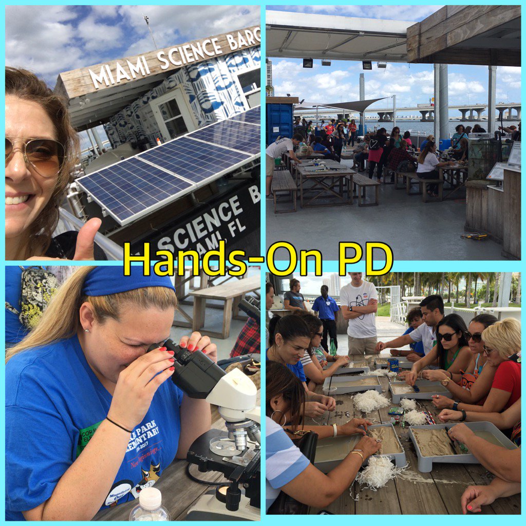 CoralParkElemS's tweet photo. PDDay @ ScienceBarge Integrating @MDCPSSTEAM &amp; bldg R staff culture @MDCPSCentral @MiamiSup @David_K_Moore @MiamiCAO https://t.co/CiJLaLDno4