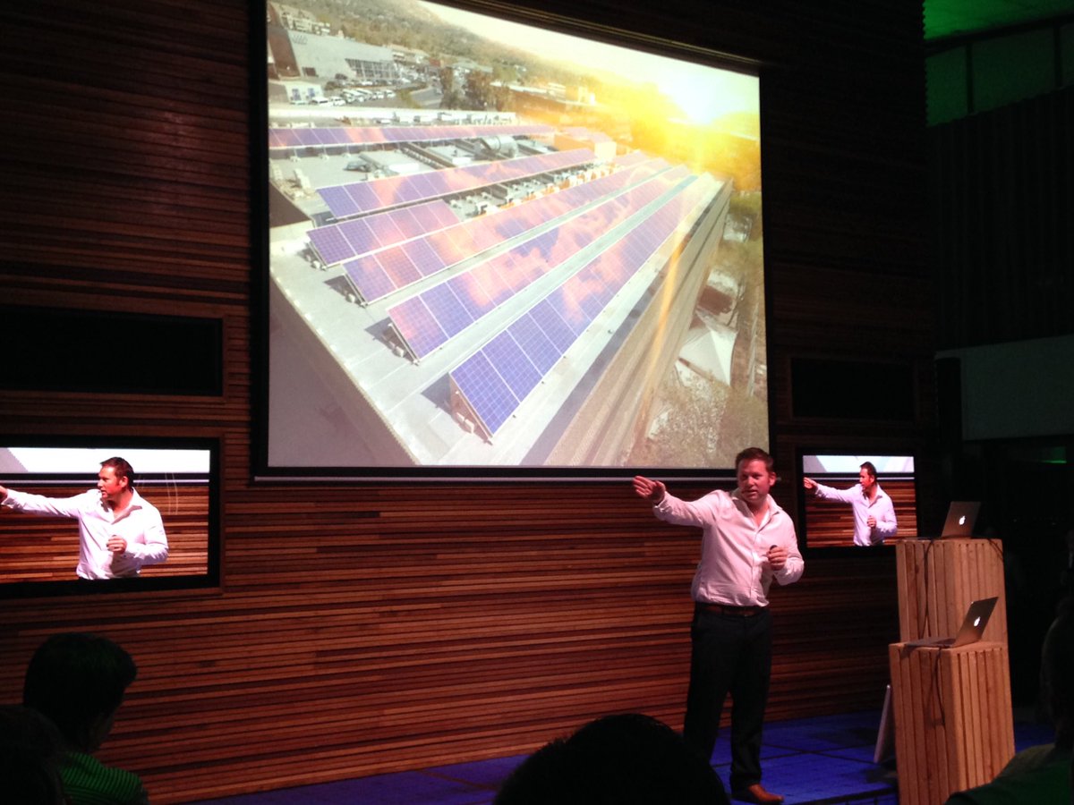 Fedgroup's tweet photo. CEO @FieldGrant reveals our #DirectOwnership #FinTech product: #SolarWealth https://t.co/qMOeWKICUT