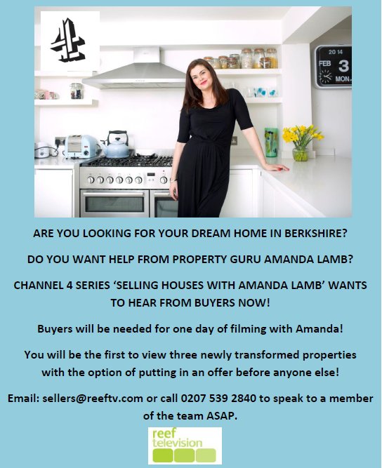 <a href="/MaidenheadLocal/">Maidenhead Town</a> We are looking for house hunters in Berkshire! See below for details on how to apply #Berkshire #Property #Channel4