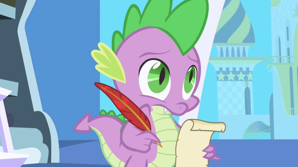 EoH_Spike's tweet photo. @EoH_Luna I'm sure you could, your Highness. I'll add "ask Twilight for temporary transfer" to my list of things to do. https://t.co/ZTe8tRvxml