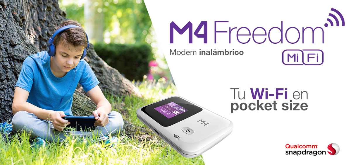 M4Connectivity's tweet photo. Mantente siempre conectado, ¡Y que la diversión nunca termine! #M4Freedom ¡Tu WiFi en pocket size! #ViveConectado https://t.co/5LQDPqjRsZ