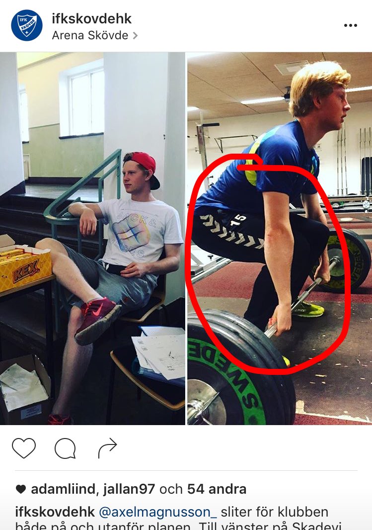 elsamuelsson's tweet photo. Charlie Röxner blir avstängd för att ha tränat i fel byxor. IFK Skövde på sin officiella instagram några veckor tidigare: https://t.co/1qaHL1S1NC