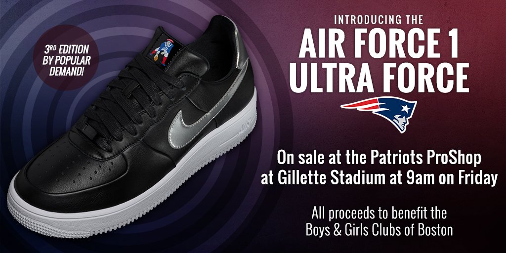 New Patriots on Twitter: "Introducing the #Patriots @Nike Air 1 Ultra Force, benefiting @BGCB_Boston. / Twitter