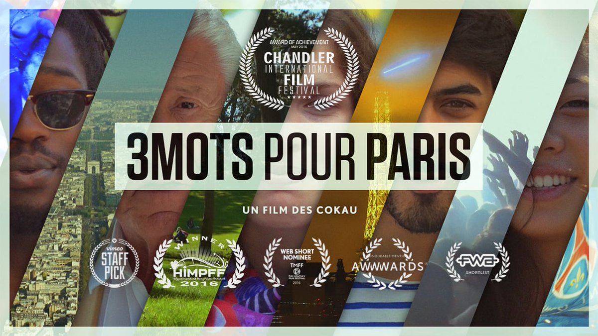 MIAMIsFF's tweet photo. @3MotsPourParis: One city, two artists, three words, millions of possibilities. #MIAMIsFFselection #France #shortfilm https://t.co/nsh2Sj7x8H