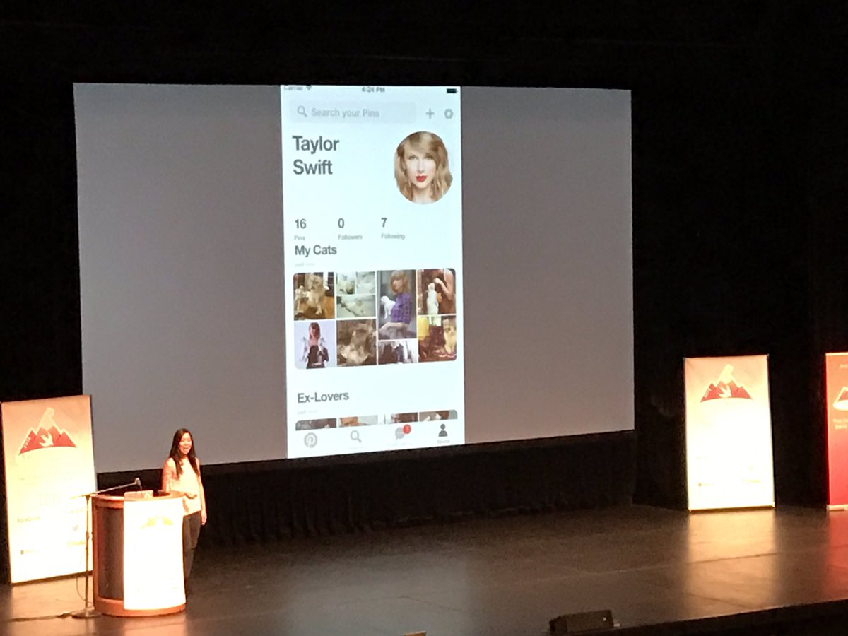 giladronat's tweet photo. Practical gains from turning the model layer immutable & cache invalidation @Pinterest by @wendyluwho π #SwiftSummit #TeamImmutable https://t.co/Lndc3SgviL