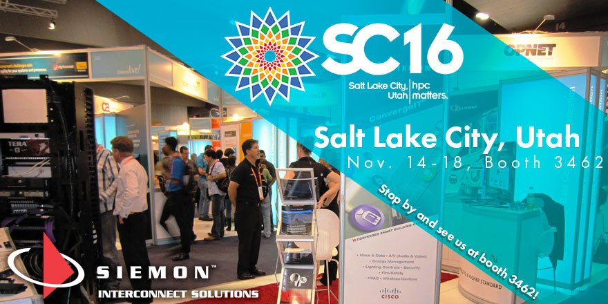 SiemonIS's tweet photo. Looking forward to seeing you at #SuperComputing2016 next week! Visit us at booth #3462 &amp; check out our V-Built Solutions. https://t.co/e1dOqvU3xK