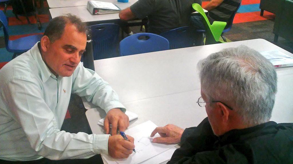 ShenandoahMS's tweet photo. Sometimes the best resource is a fellow teacher. #SMSstaff #MDCPSPDday @MDCPS @MiamiSup @MDCPSTitleI @MDCPSCentral https://t.co/ms7UG6Pfvl