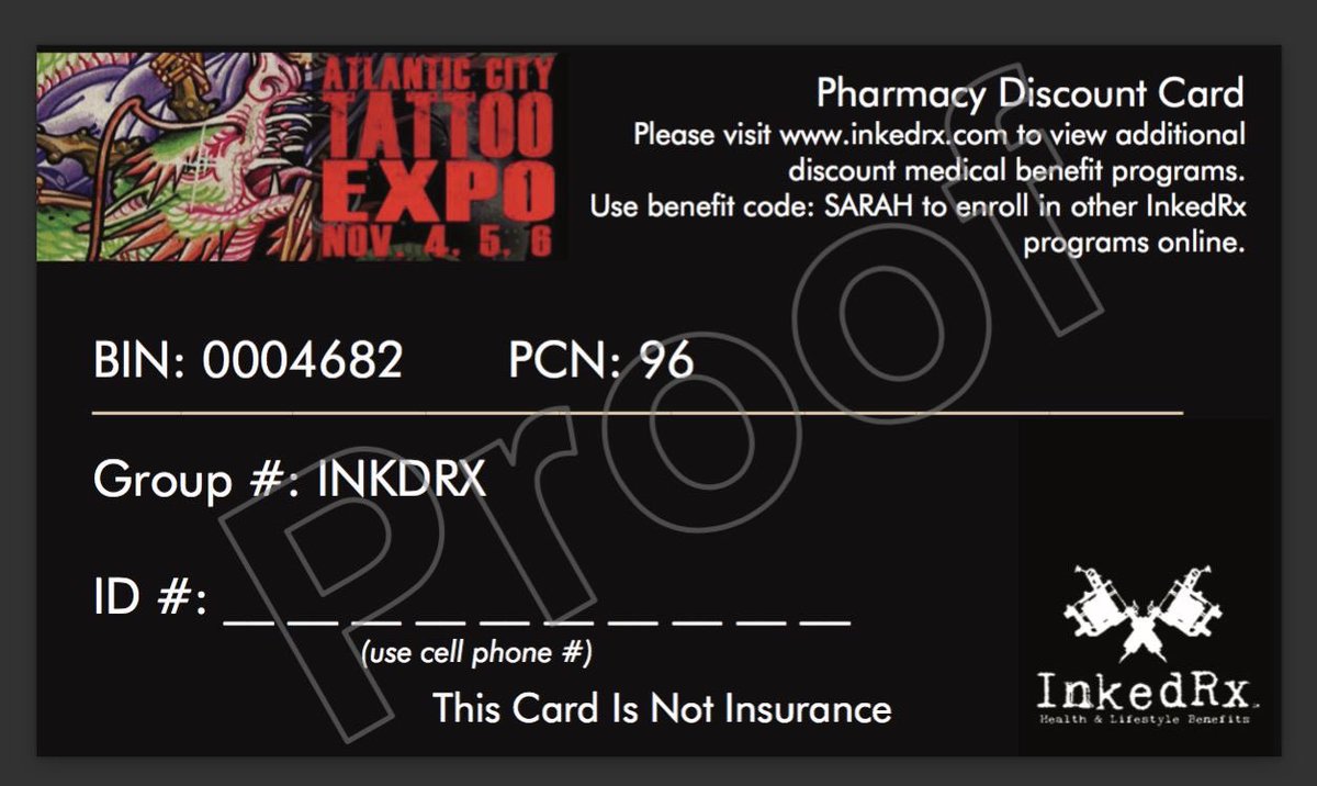 InkedRx's tweet photo. All you have to do is:
-Screenshot this discount card
-Show @ the pharmacy
-Instantly save money on your prescriptions!
#inkedrx https://t.co/WsV8wqzpKU