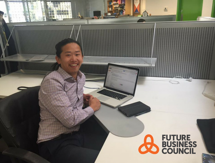 FBC_Australia's tweet photo. A big Congratulations to our intern Yi for finishing his University Degree! Only onwards and upward from here! #FBC2016 @MonashBusiness https://t.co/vxhS7haZWj