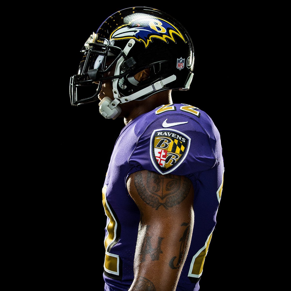 Ravens's tweet photo. All purple everything. 

#TNF #ColorRush
📷: https://t.co/SygwsALwYz https://t.co/PCx6bPmqnY