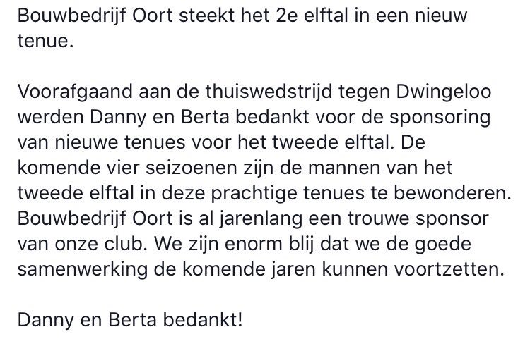VVOranjeZwart's tweet image. Sponsor @BouwbedrijfOort steekt @vvoranjezwart2 in een nieuw tenue! #top!