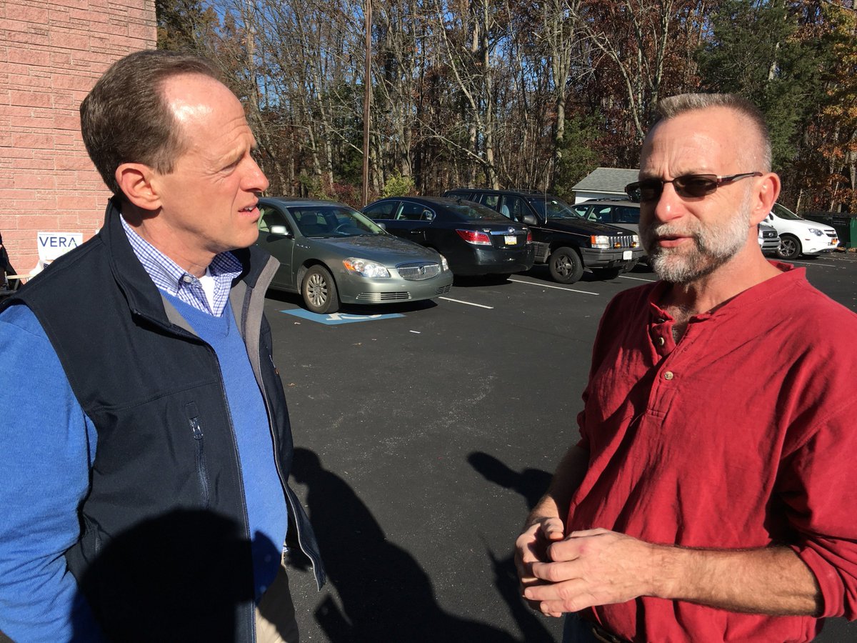 Pat stopped by Perkasie earlier today to visit with voters.