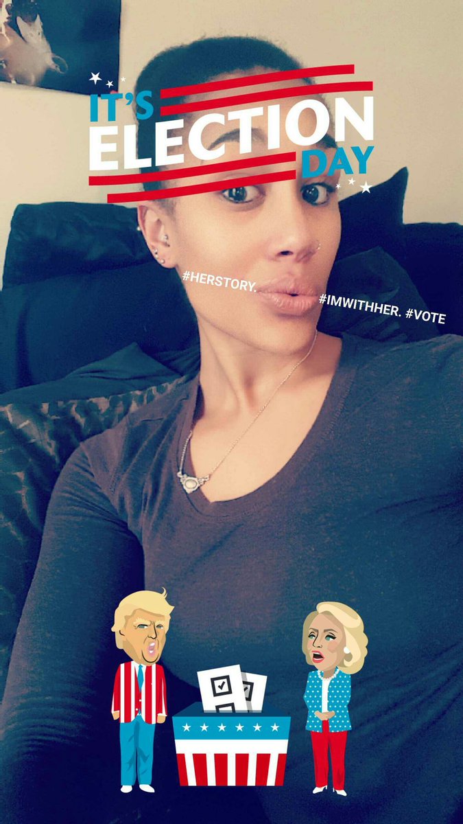 leecemae_'s tweet photo. vote for hope, not hate. #ElectionDay https://t.co/Wj2v5kx60e