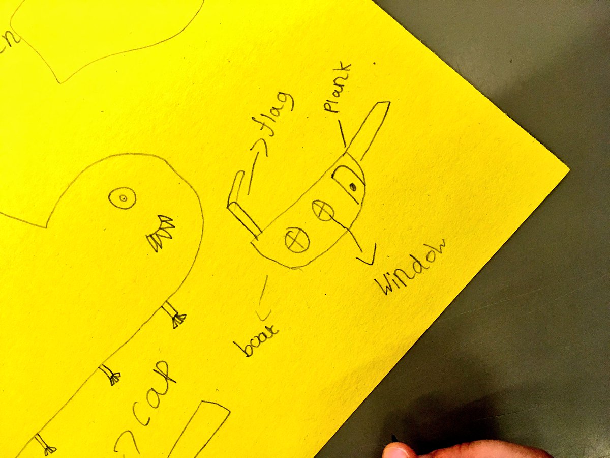 root2wing's tweet image. It was time for Ash class to have a go at the #shapegame today. &quot;It&apos;s funny I made a dinosaur!&quot; #drawing #imagination #play #fun #school