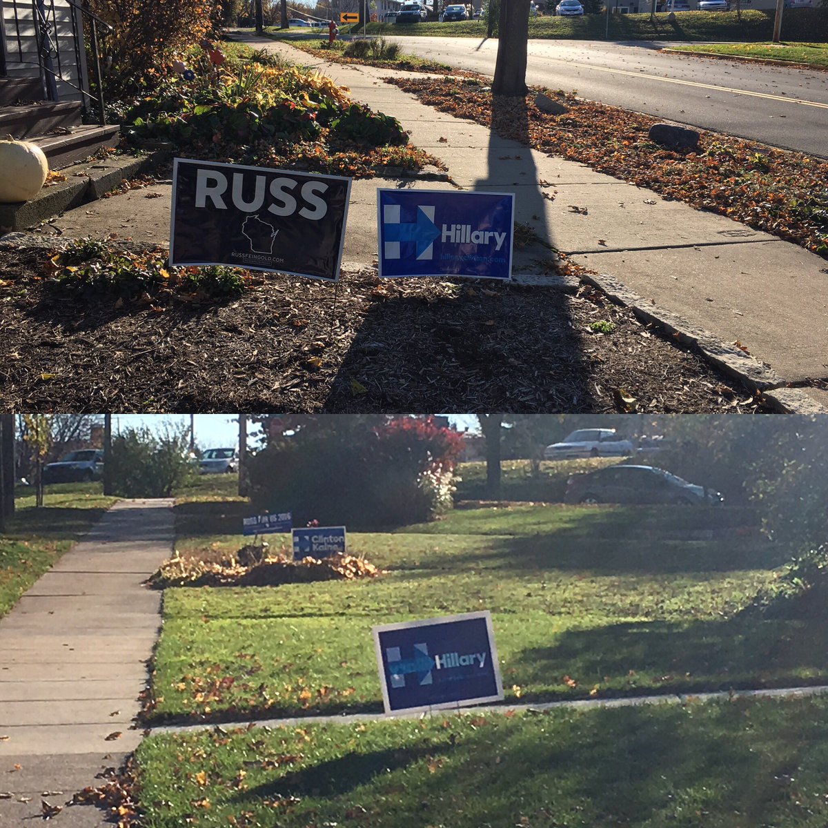 Madison4Hill's tweet photo. The Mendota lakeshore is Clinton country!  #GOTV #WIVolunteer #WIBackHer #ImWithHer #Russ4WI #ElectionDay https://t.co/JAswae3Ks0