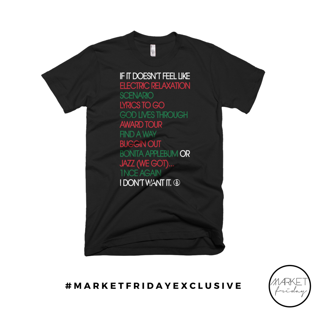 SoapBoxStyle's tweet photo. "If it doesn't sound like..."  Alumni Tees available soon #MarketFridayExclusive Limited time only #ATribeCalledQuest #ATCQAlumni #ATCQ25 https://t.co/AzFROF5rc4