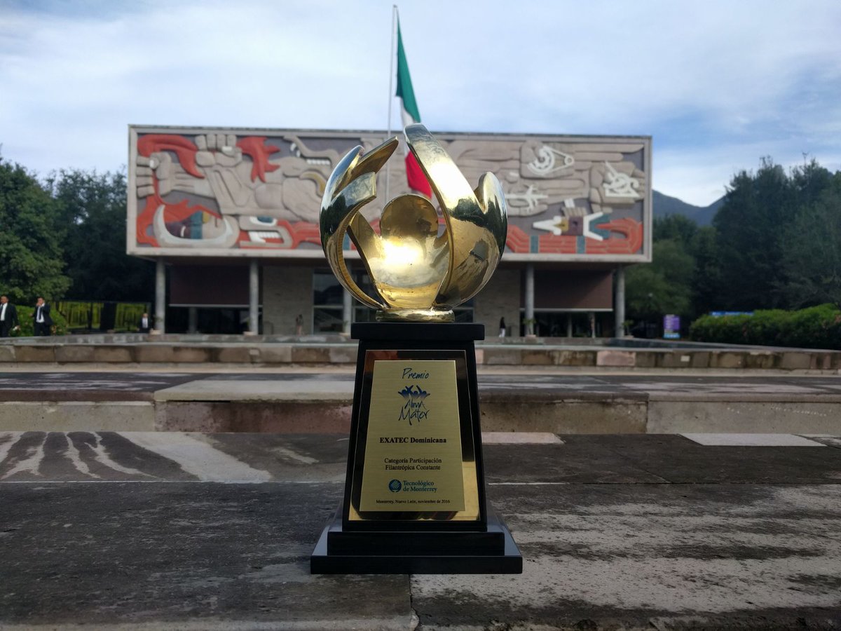 EXATECRepDom's tweet photo. #PremioAlmaMater   #ParticipaciónFilantrópicaConstante Ya este es el quinto. #MGM https://t.co/9onPcpSS55