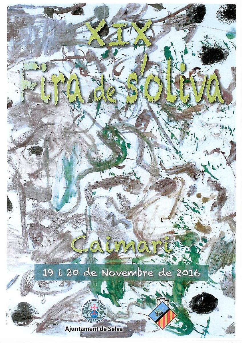 ajuntamentSelva's tweet photo. L'ajuntament de Selva s'estrena a twitter.
Us convidem a la XIX Fira de l'oliva de Caimari 19 i 20 de novembre.
https://t.co/qF8QtBEbwg https://t.co/VbLnxZZUhq