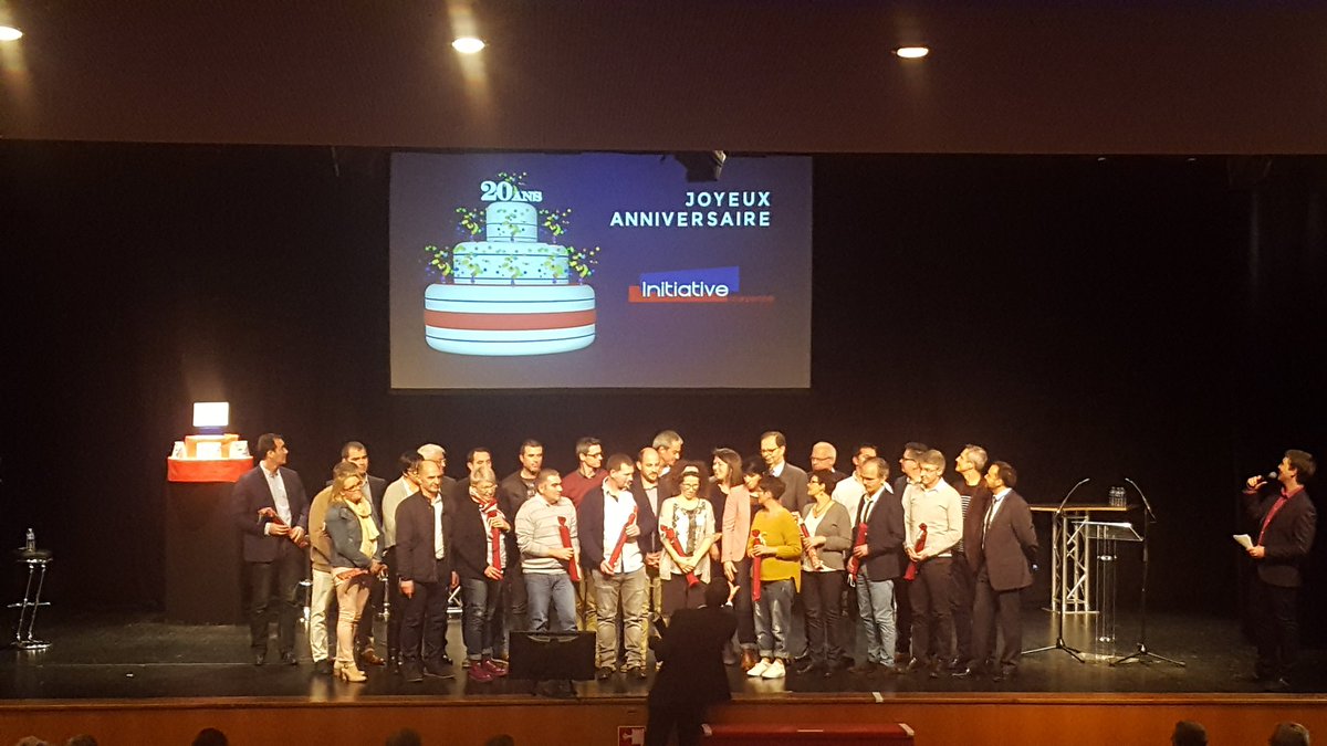 <a href="/LMTcreation/">L'incubateur LMT</a> et ses #startups très présents pour célébrer les 20ans @Initiative53 Merci pour cette belle soirée ! #mayenne <a href="/InitiativeFR/">Initiative France</a>