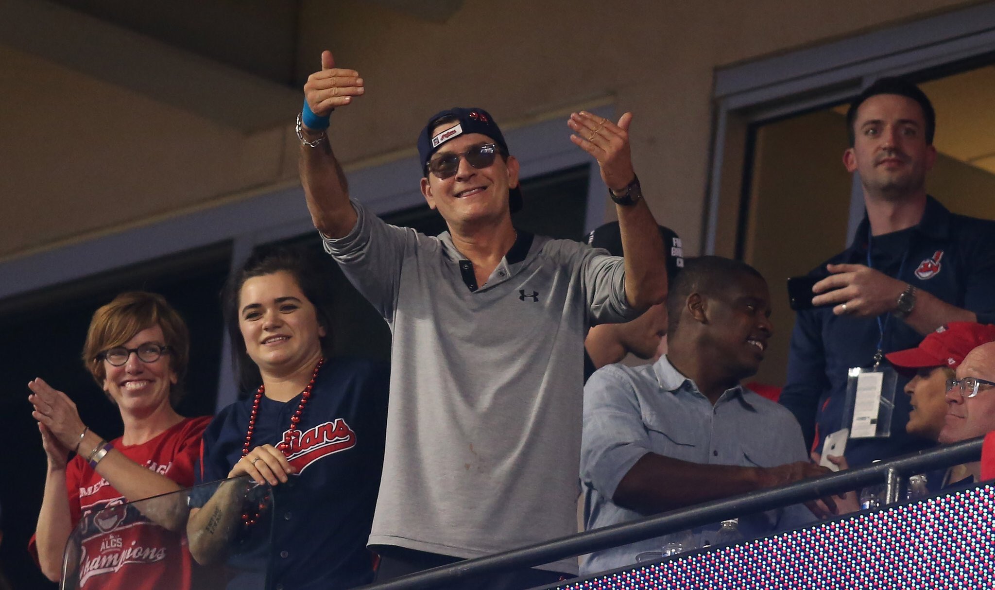 Charlie Sheen on X: truly honored that my love child will grace a major league field as Wild Thing ! vamos allá indeed ! / X